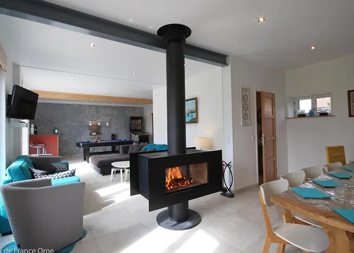 Maison Ancienne Avec Sauna Et Jeux Au Coeur Du Perche - Fr-1-497-51 בית נופש